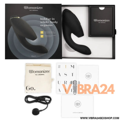 Estimulador Womanizer Duo 2 Preto - Prazer Inigualável para Mulheres