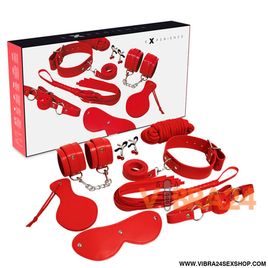 EXPERIENCE - KIT BDSM FETISH SÉRIE VERMELHA