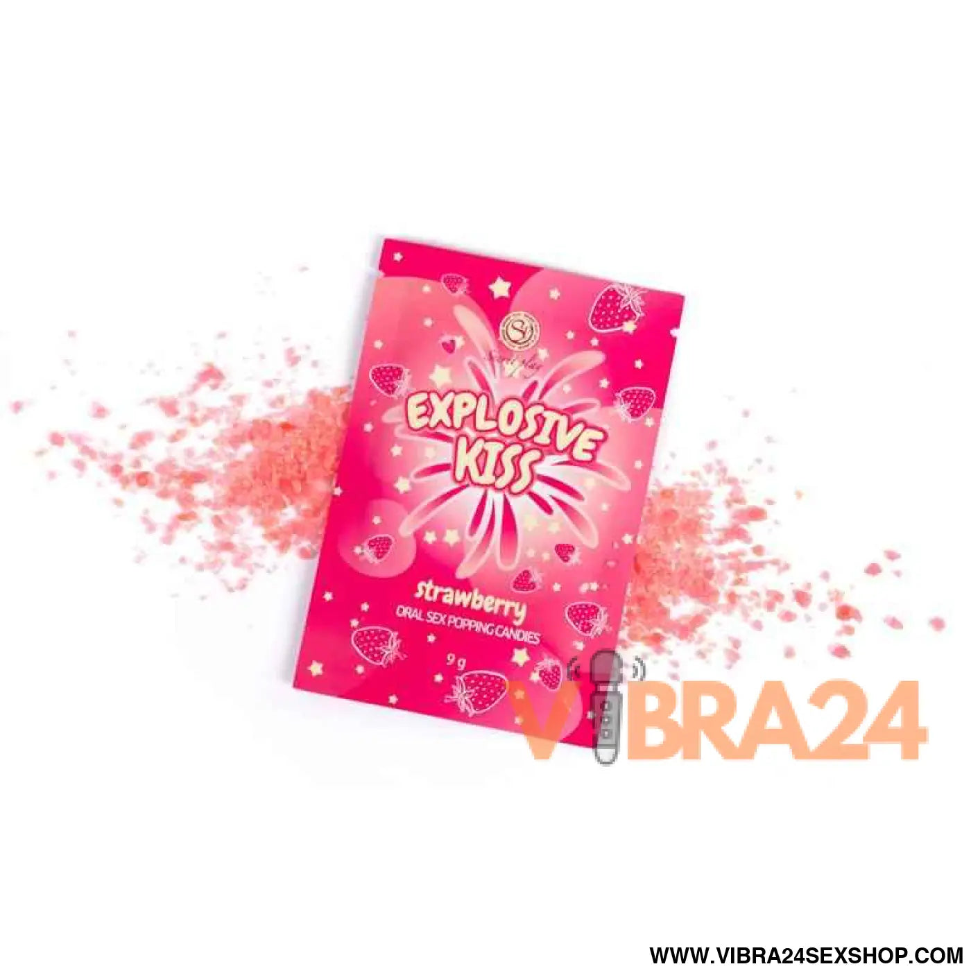 Explosive Candies Oral Sex Popping 1 Sachet Strawberry Flavor