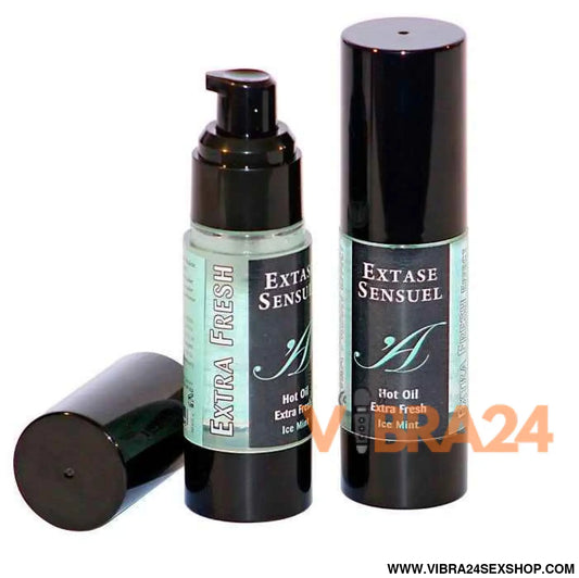 EXTASE SENSUAL - ÓLEO DE MASSAGEM COM EFEITO GELO EXTRA FRESCO 30 ML