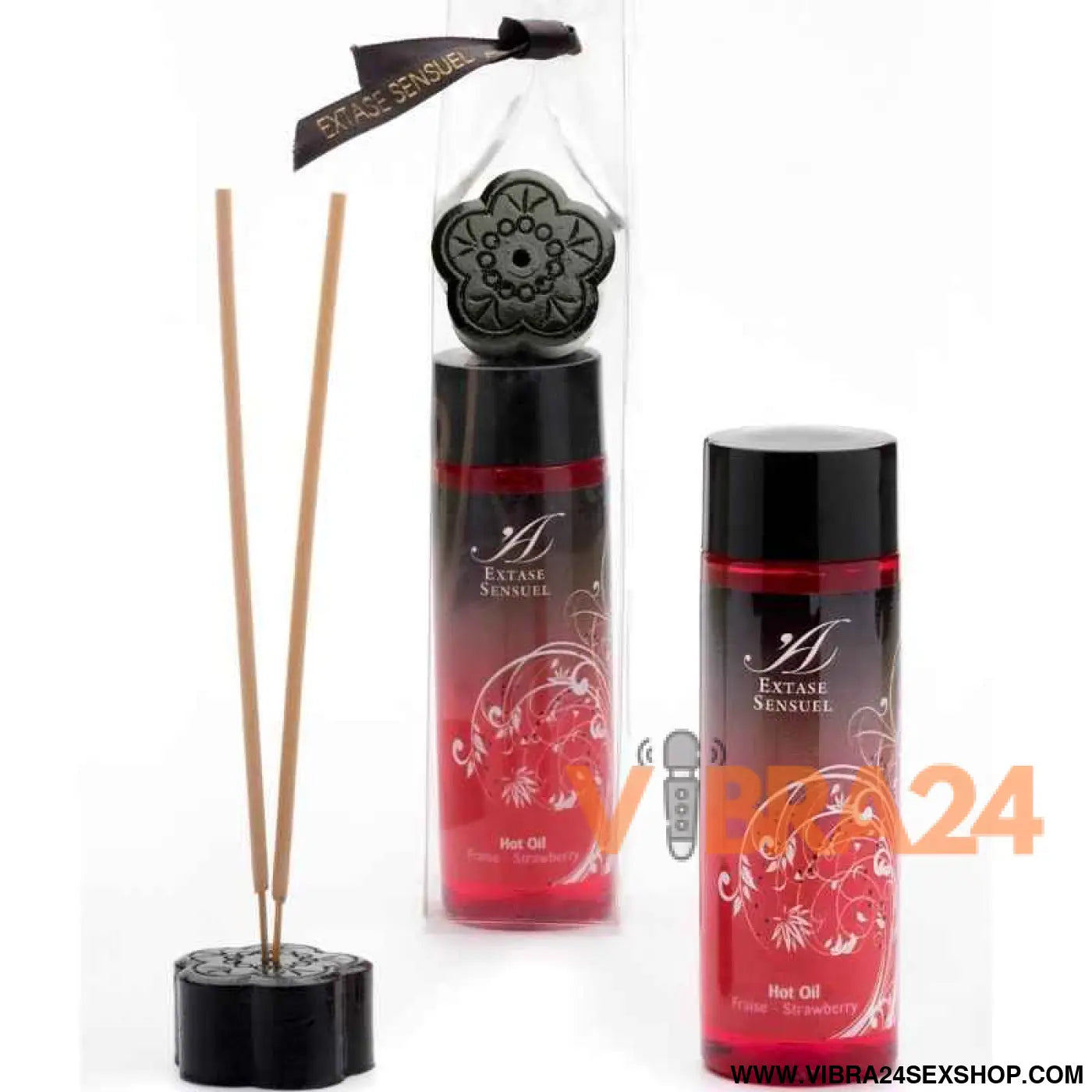 EXTASE SENSUAL - ÓLEO ESTIMULANTE DE CALOR MORANGO 100 ML