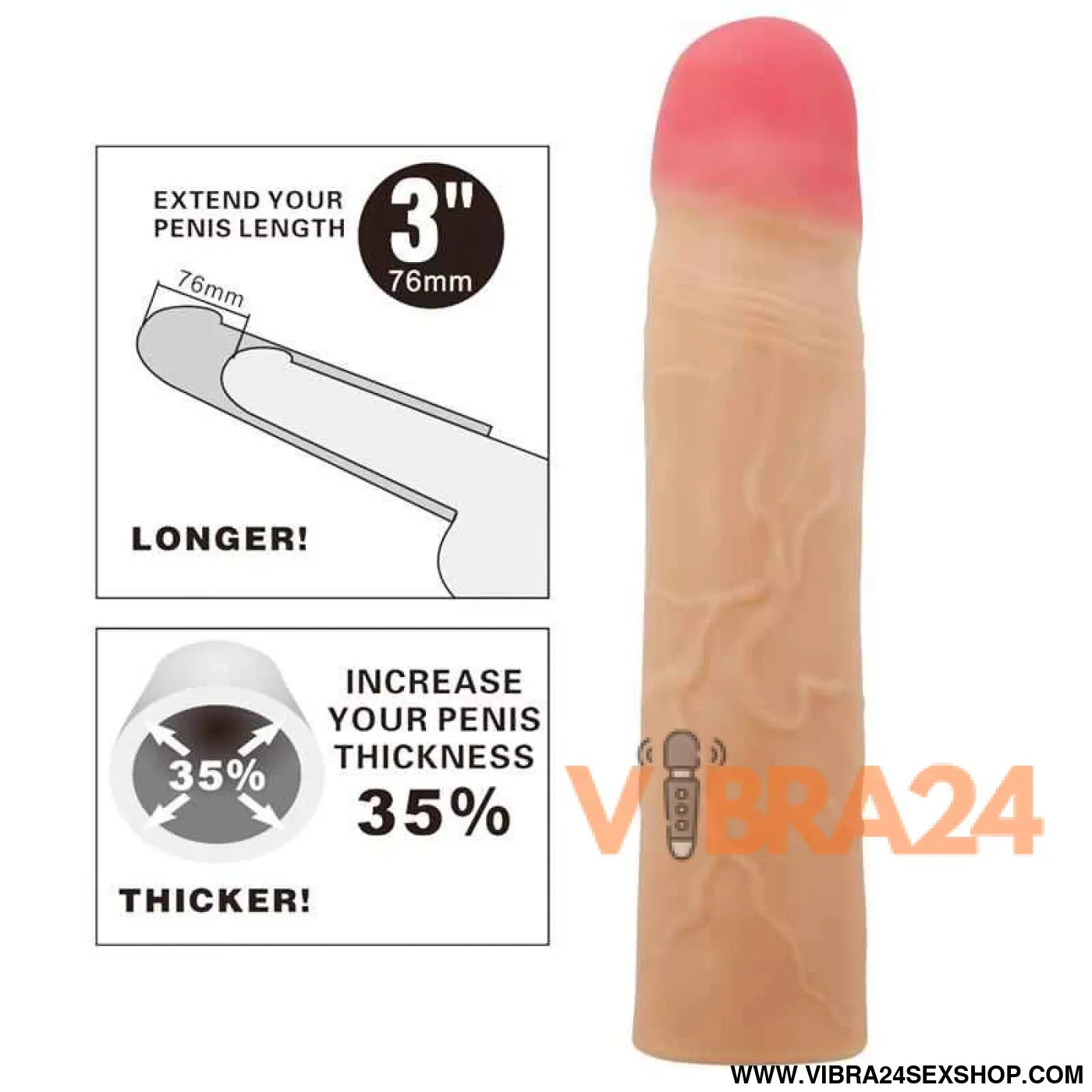 Extended Penis Sleeve 3 Kylian