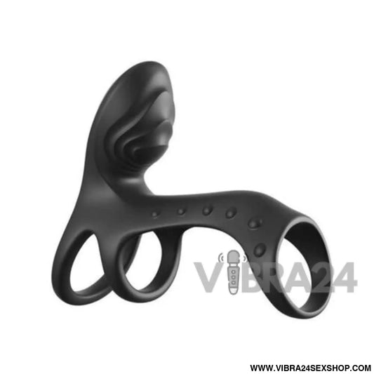 FANTASY C-RINGZ - ULTIMATE COUPLES CAGE PRO ANEL PENIANO VIBRATÓRIO 19,5 CM
