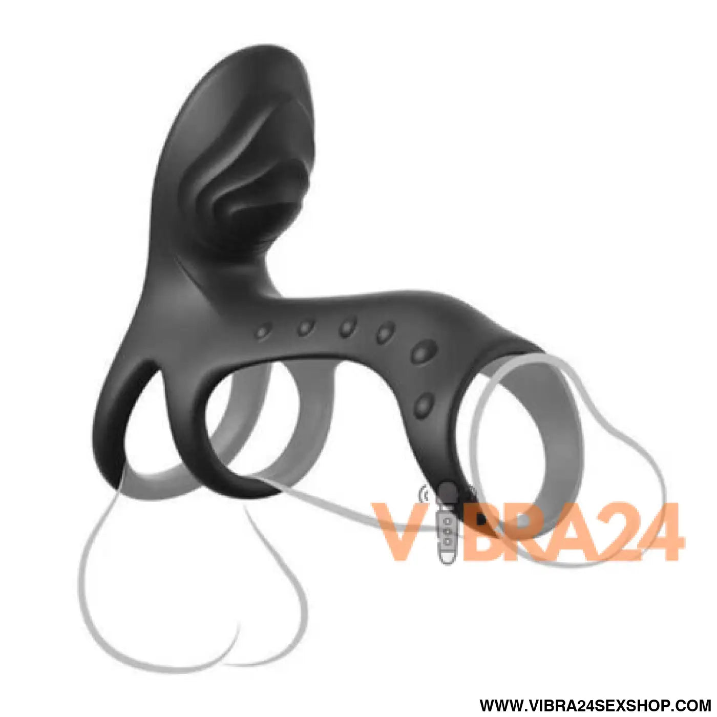 FANTASY C-RINGZ - ULTIMATE COUPLES CAGE PRO ANEL PENIANO VIBRATÓRIO 19,5 CM