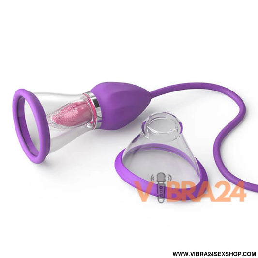 FANTASY FOR HER - MANGUEIRA DE SUCÇÃO MAX PLEASURE COM LÍNGUA ESTIMULANTE ROXA