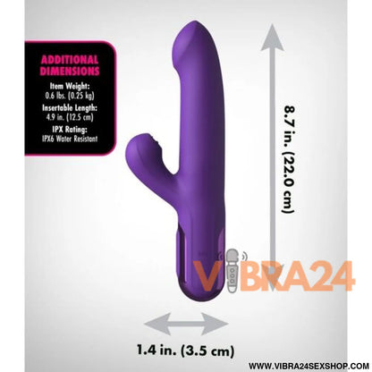 FANTASY FOR HER - SUPER SONIX THRUSTER RABBIT VIBRATOR ROXO