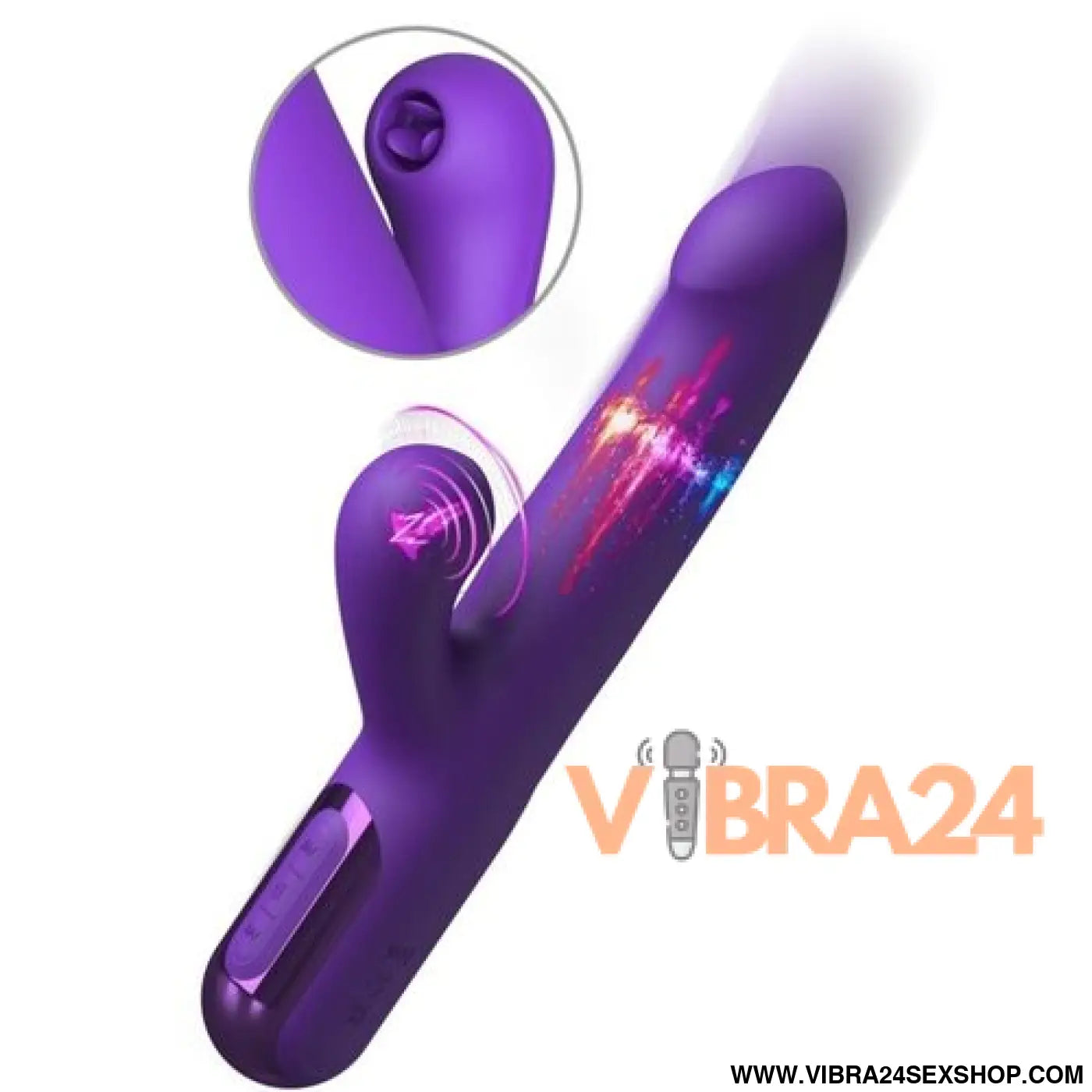 FANTASY FOR HER - SUPER SONIX THRUSTER RABBIT VIBRATOR ROXO