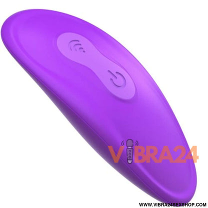 FANTASY FOR HER - VIBRADOR DE DUPLA PENETRAÇÃO CONTROLE REMOTO 9 NÍVEIS VIOLETA