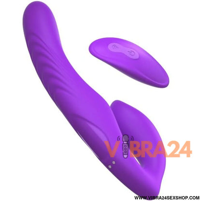 FANTASY FOR HER - VIBRADOR DE DUPLA PENETRAÇÃO CONTROLE REMOTO 9 NÍVEIS VIOLETA