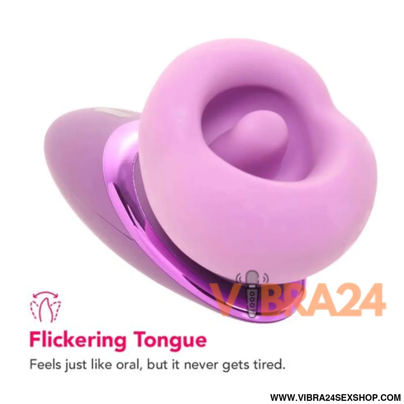 FANTASY FOR HER - VIBRADOR SUGIDOR DE PRAZER ROXO