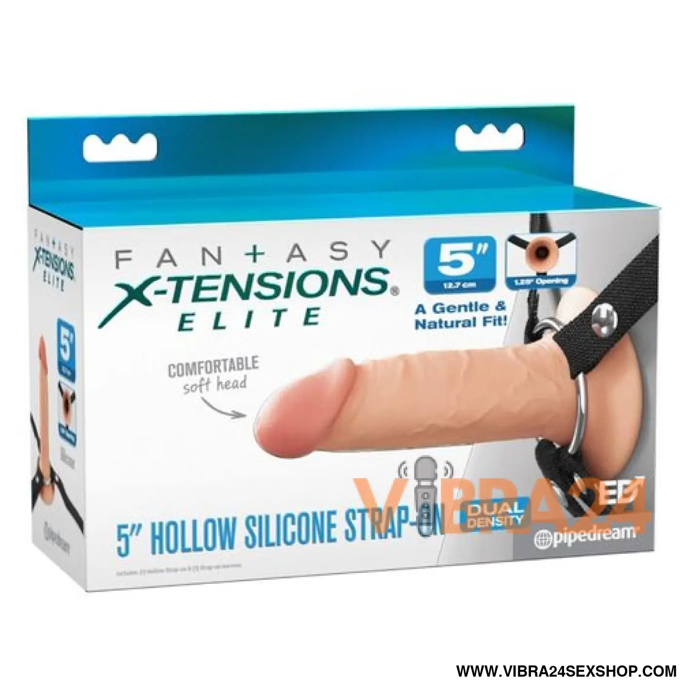FANTASY X-TENSIONS - ELITE REALISTIC HOLLOW STRAP-ON 12,7 CM
