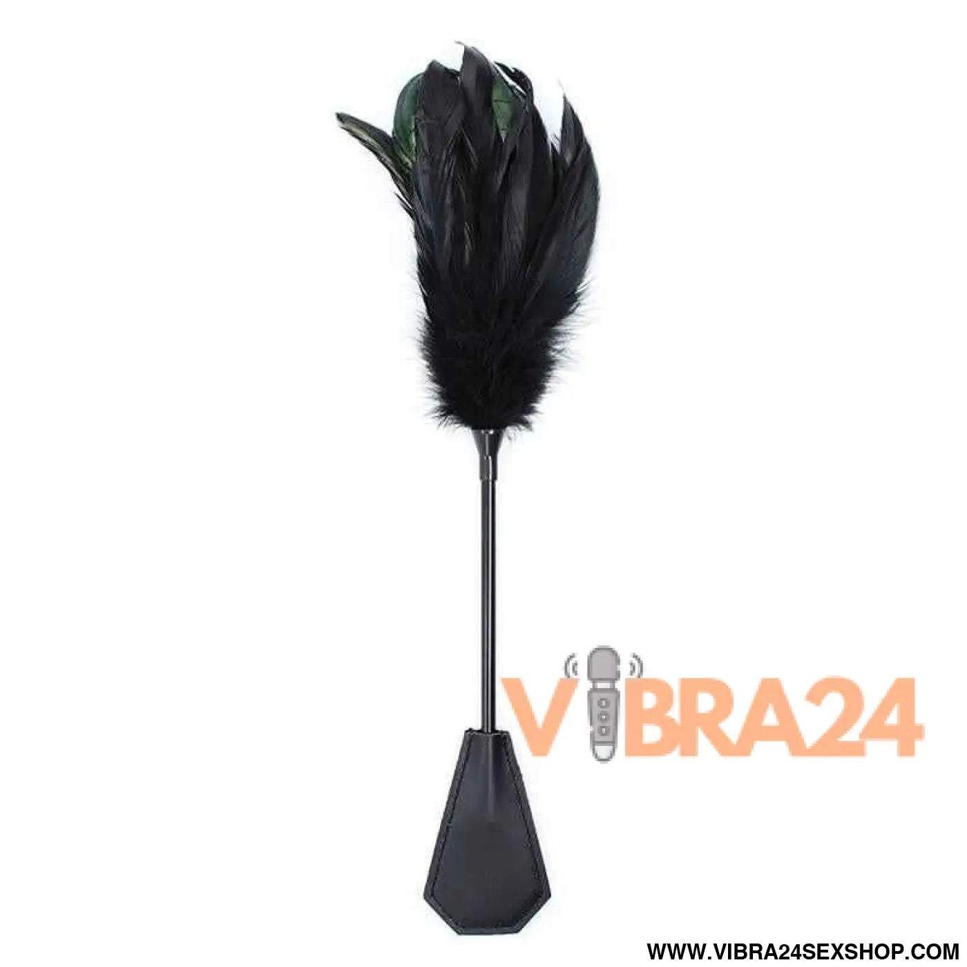 Feather Tickler and Paddle 2 in 1 48 cm Black