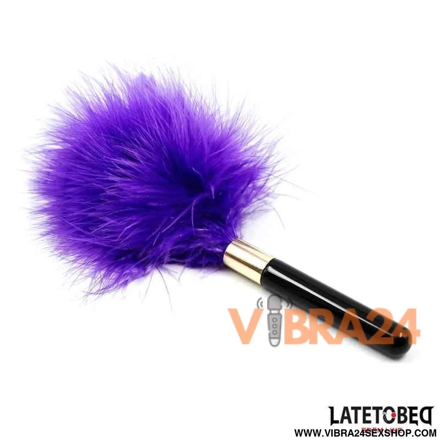 Feather Tickler Mini Purple 18cm