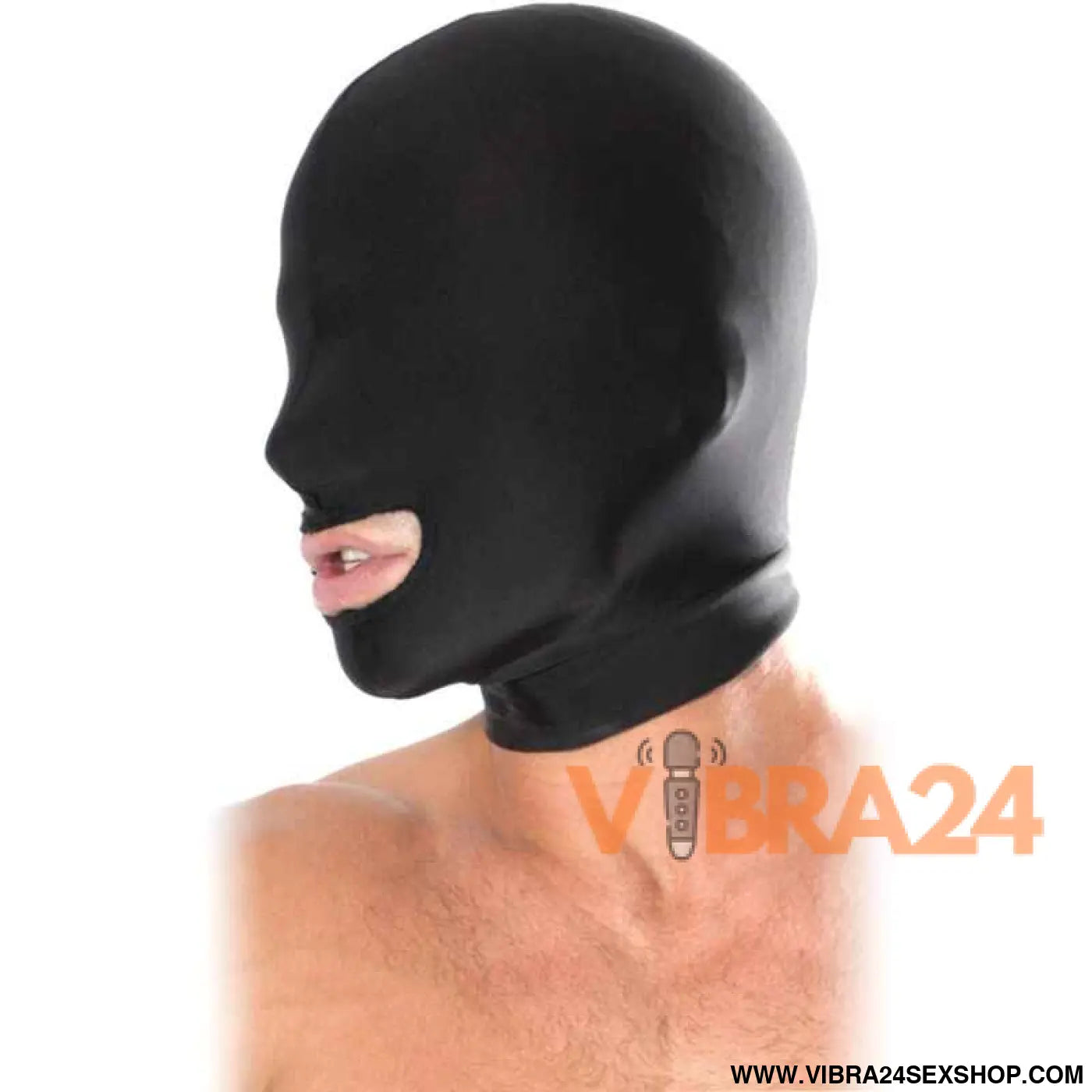 FETISH FANTASY SERIES - CAPUZ DE BOCA ABERTA PRETO