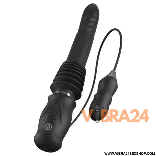 Fetish Fantasy Series – Ultimate Silicone Thruster: Propulsor com Movimento de 7,6 cm Ventosa e Bala Vibratória