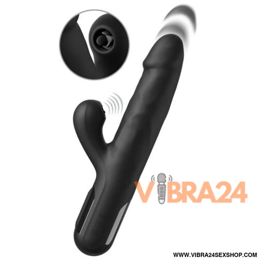 FETISH FANTASY SERIES - VIBRADOR COELHO DE SILICONE SONIX PRETO
