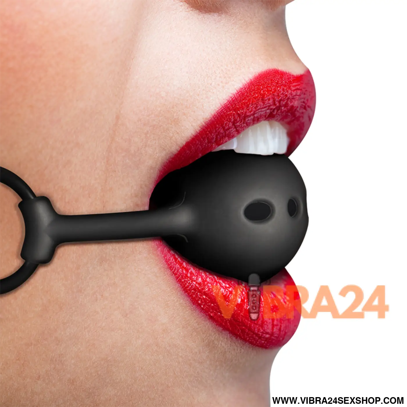 FETISH SUBMISSIVE BONDAGE - MORDAÇA DE BOLA SILICONE RESPIRÁVEL