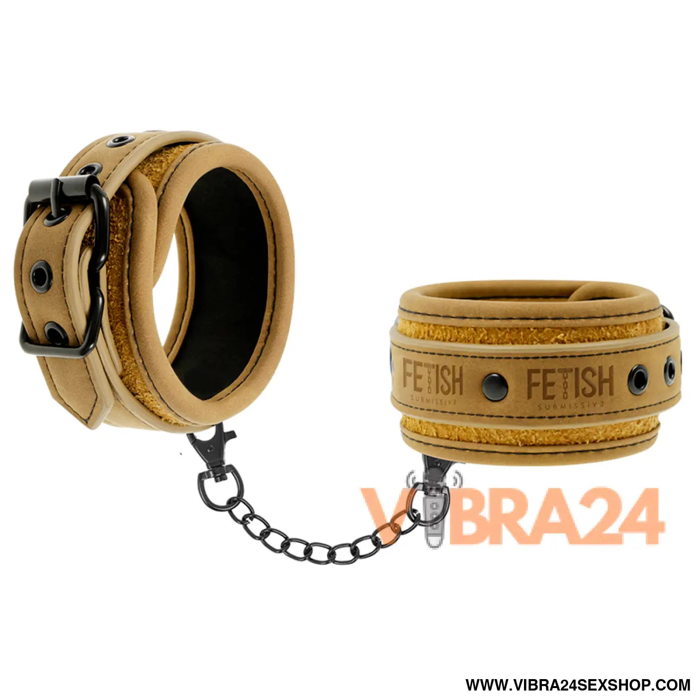FETISH SUBMISSIVE ORIGIN - ALGEMAS DE COURO VEGANAS COM FORRO NEOPRENE