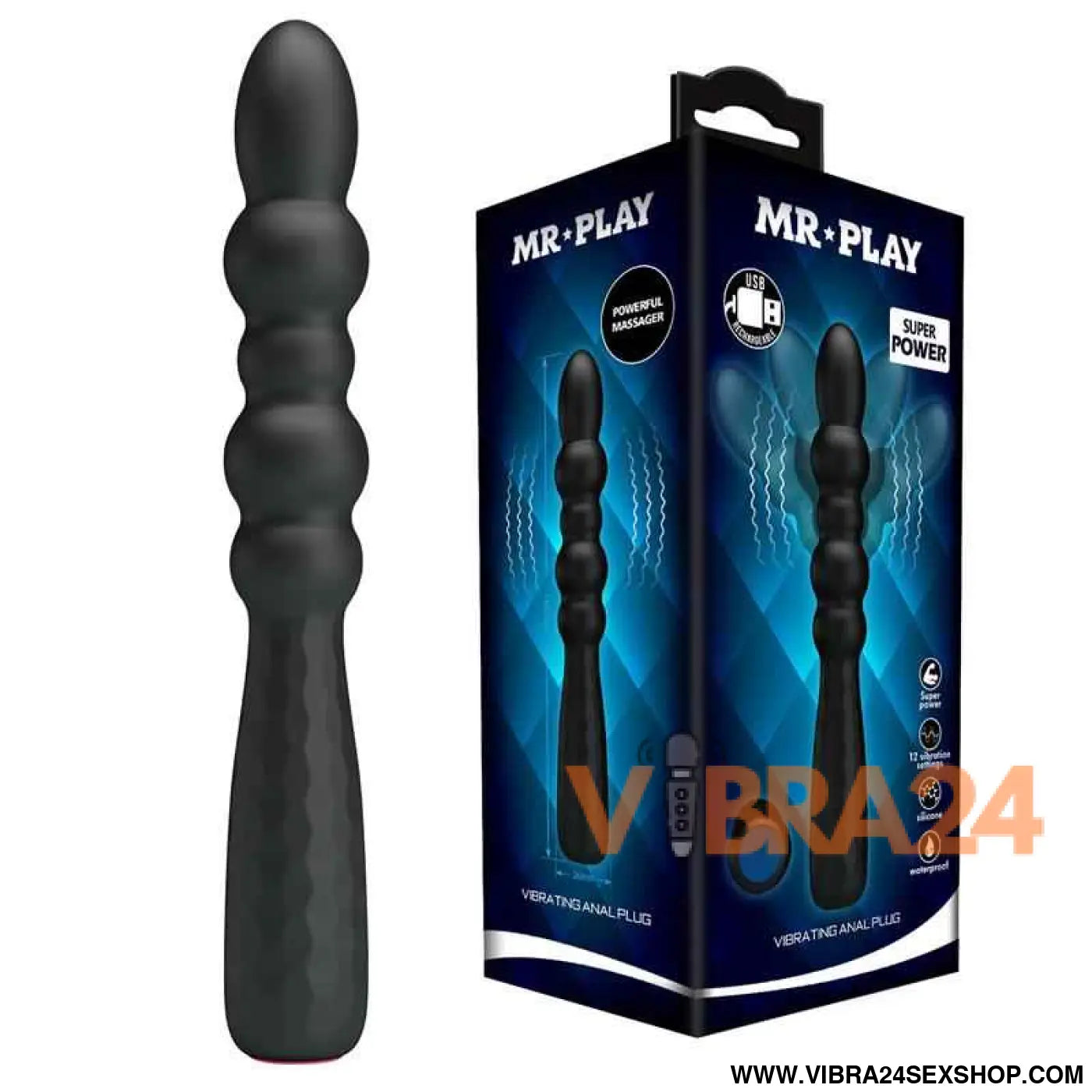 Flexible Anal Vibrator