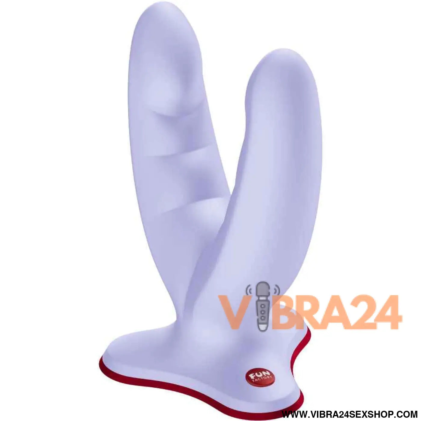 FUN FACTORY - RYDE DUPLO DILDO ROXO