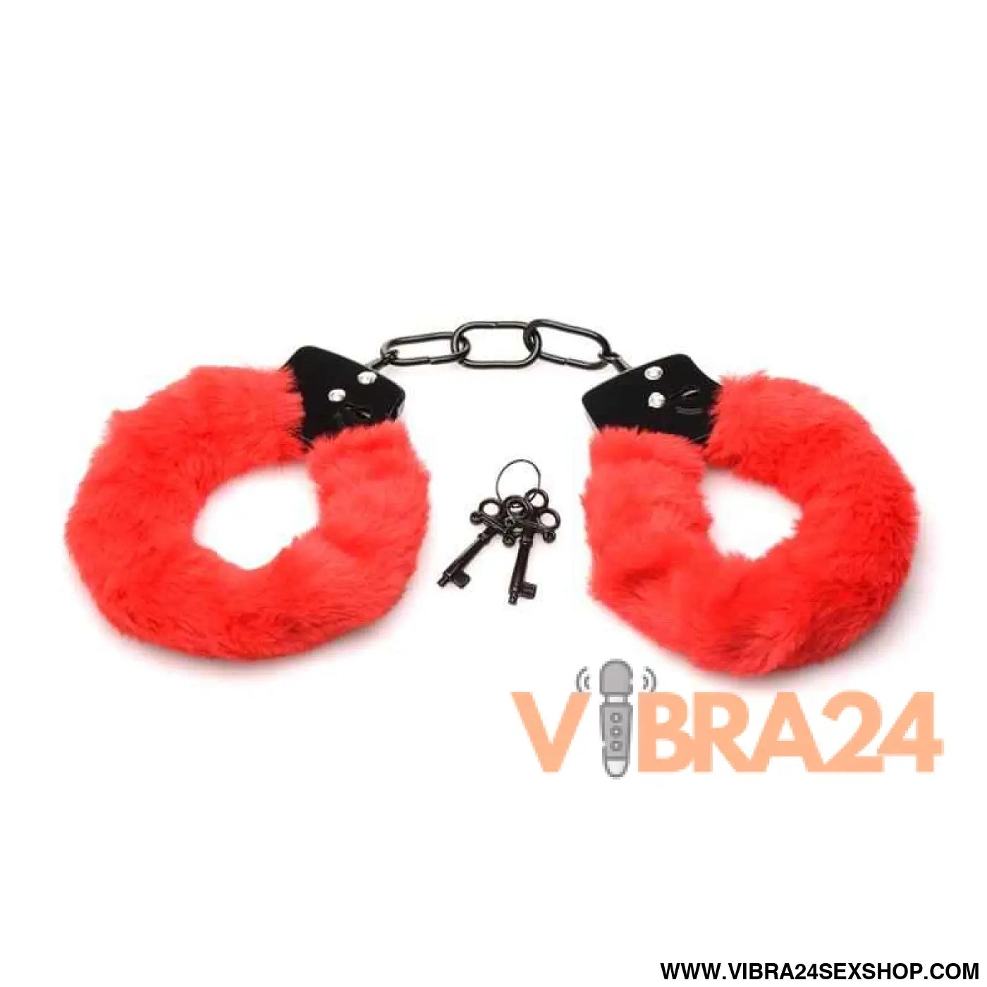 Furry Handcuffs Red