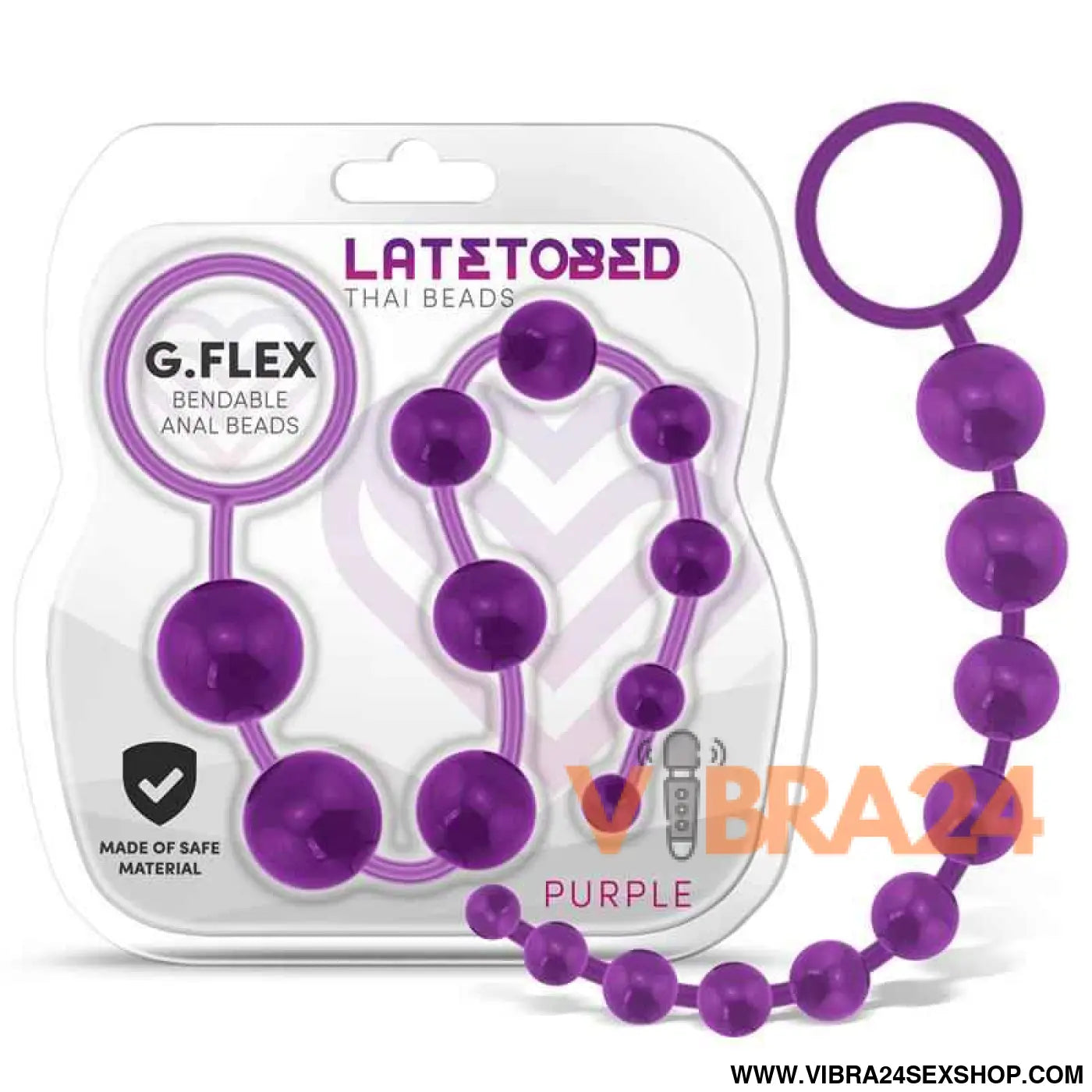 G.Flex Bendable Thai Anal Beads Purple