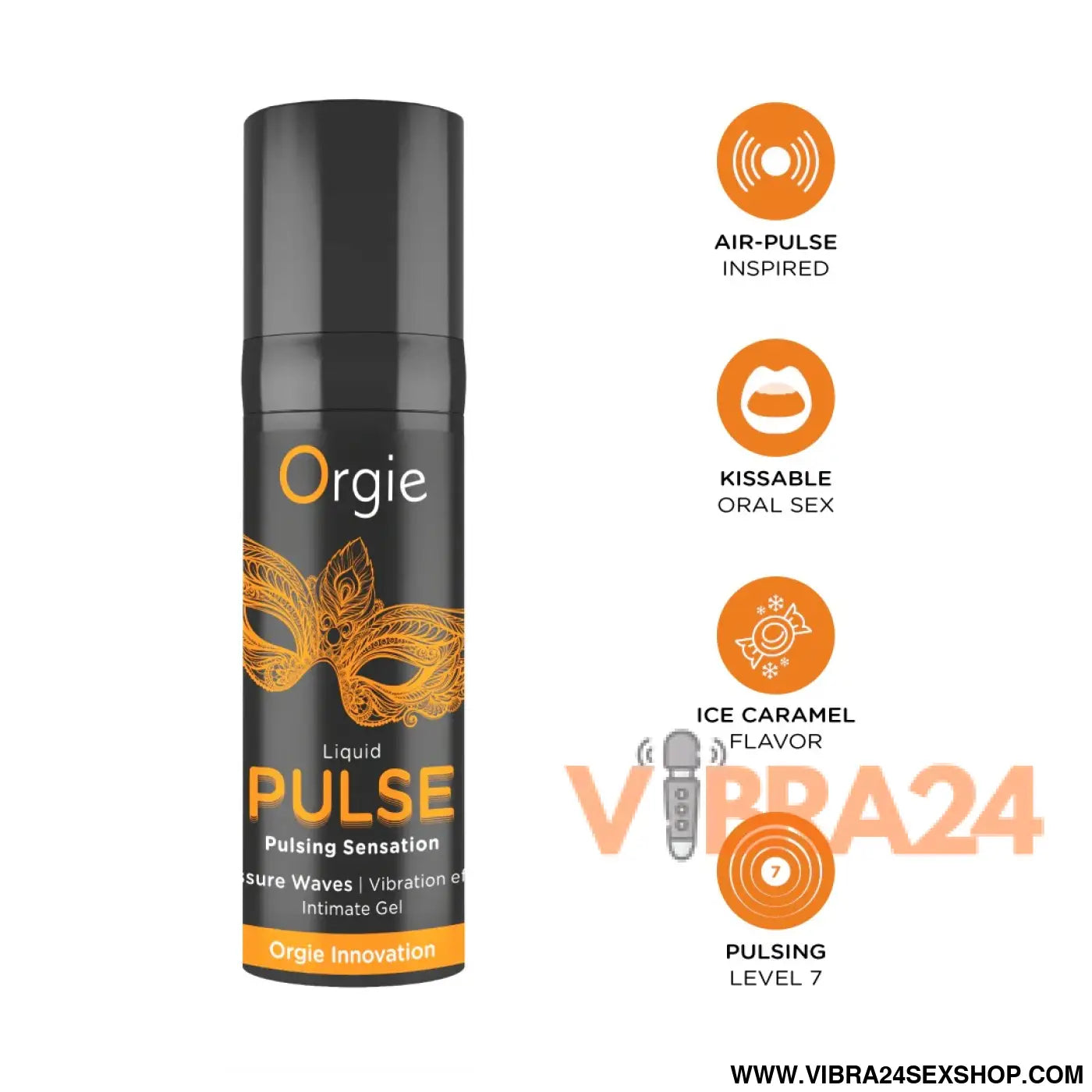 GEL ESTIMULANTE UNISEXO COM EFEITO PULSANTE LIQUID PULSE 15ML ORGIE