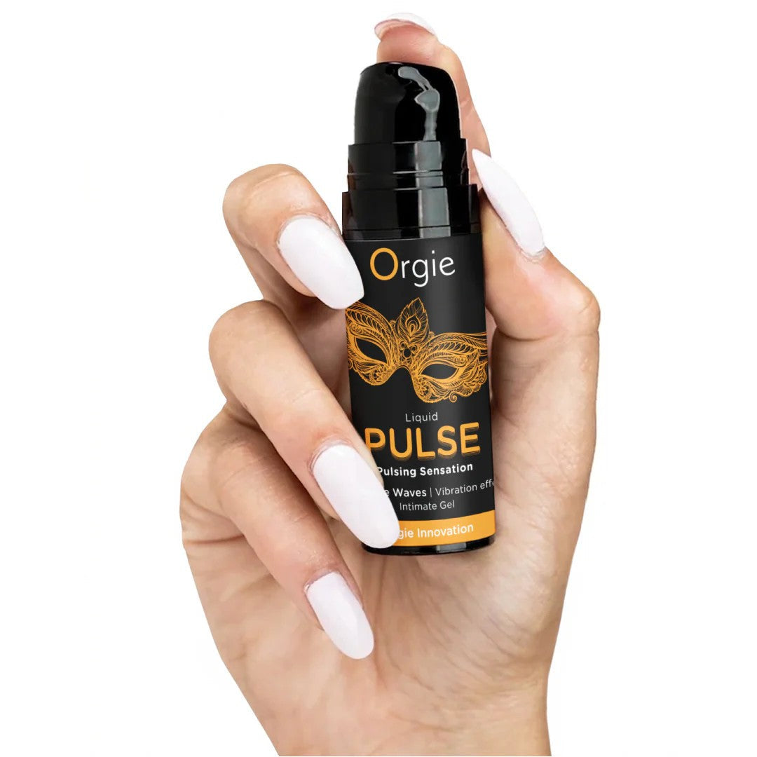 GEL ESTIMULANTE UNISEXO COM EFEITO PULSANTE LIQUID PULSE 15ML ORGIE