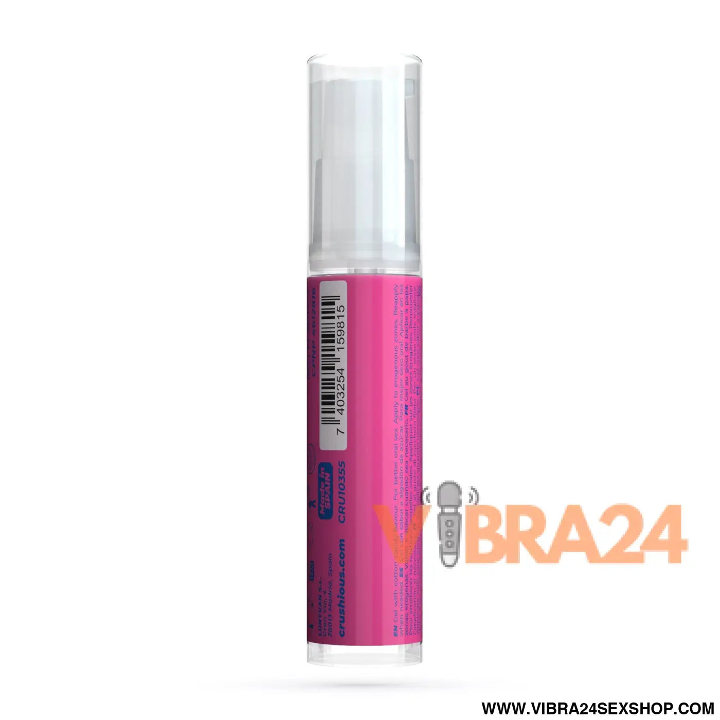 GEL LUBRIFICANTE STEAL MY KISSES COM SABOR A ALGODÃO DOCE CRUSHIOUS 10ML