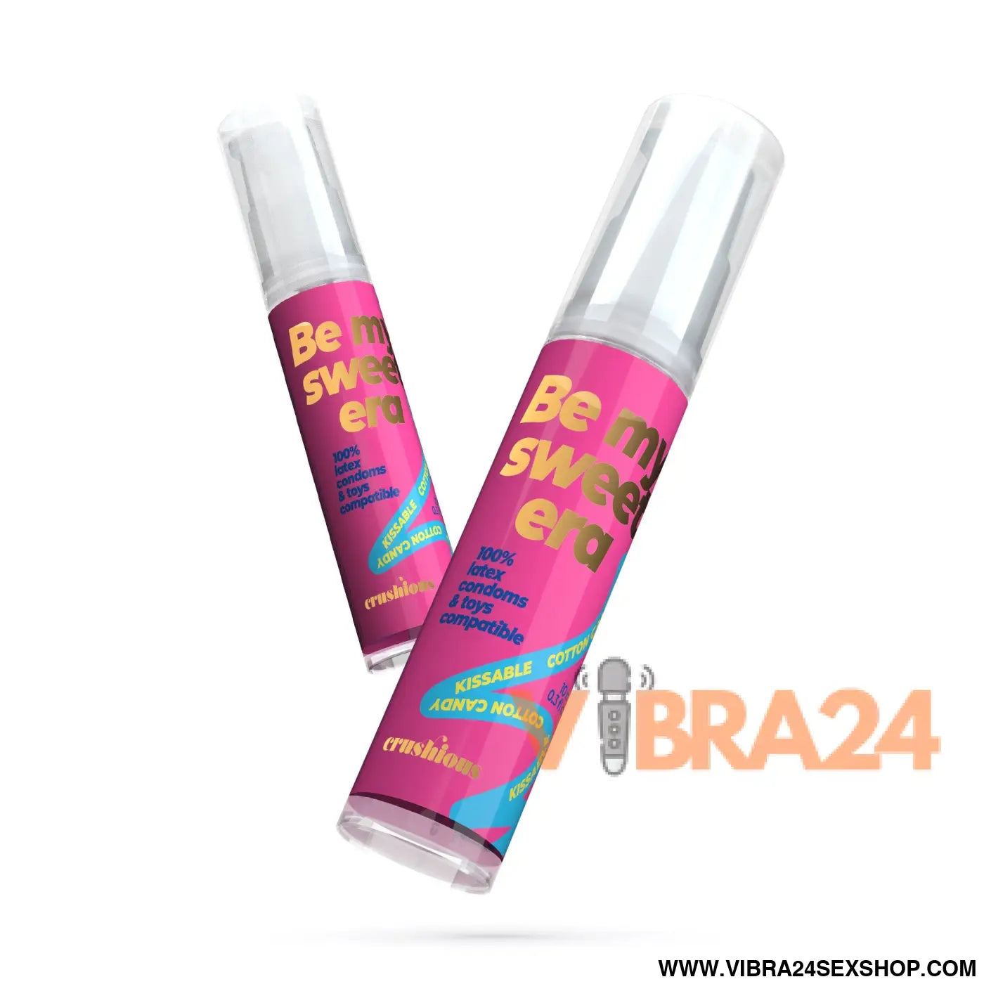 GEL LUBRIFICANTE STEAL MY KISSES COM SABOR A ALGODÃO DOCE CRUSHIOUS 10ML