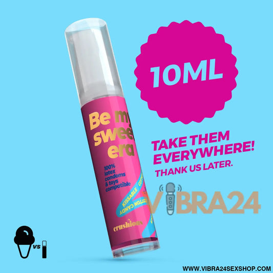 GEL LUBRIFICANTE STEAL MY KISSES COM SABOR A ALGODÃO DOCE CRUSHIOUS 10ML