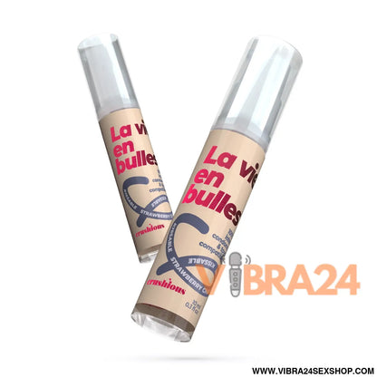 GEL LUBRIFICANTE STEAL MY KISSES COM SABOR A CHAMPANHE MORANGO CRUSHIOUS 10ML