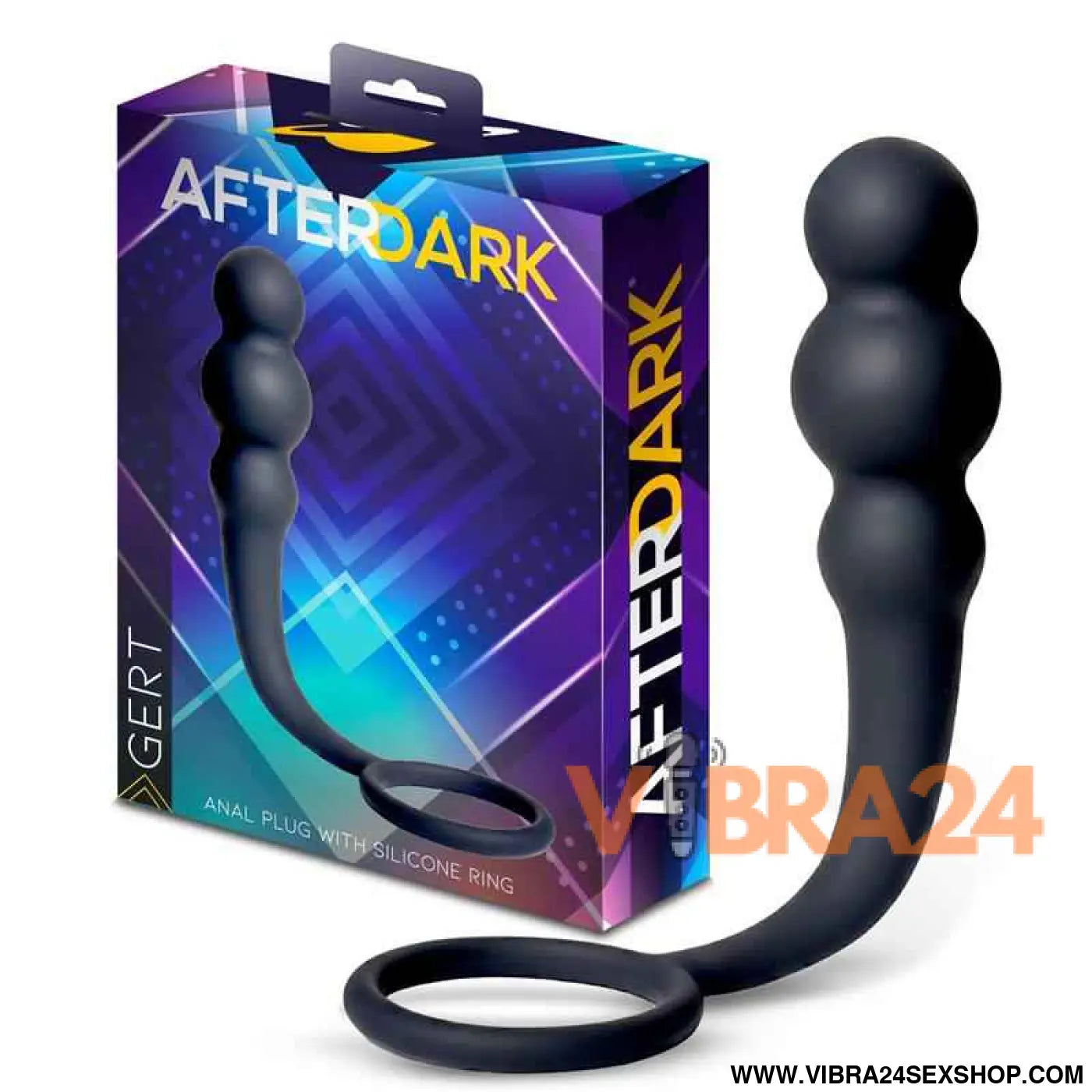Gert Anal Plug with Silicone Ring