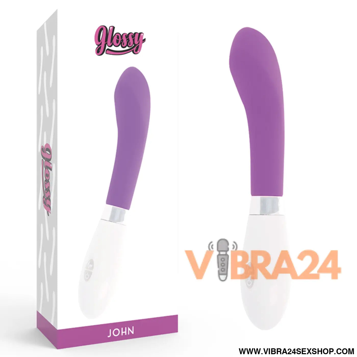 GLOSSY - JOHN VIBRADOR ROXO