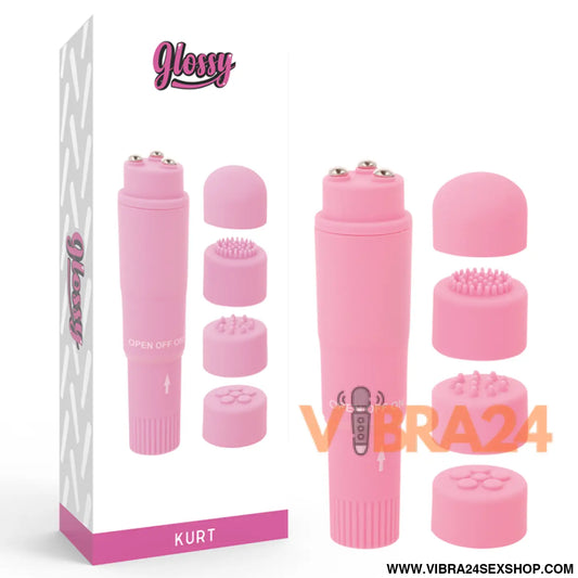 GLOSSY - MASSAGEIRO DE BOLSO KURT ROSA