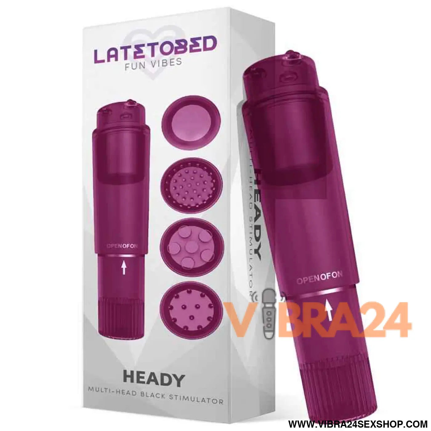 Heady Stimulator Multi-Head Purple