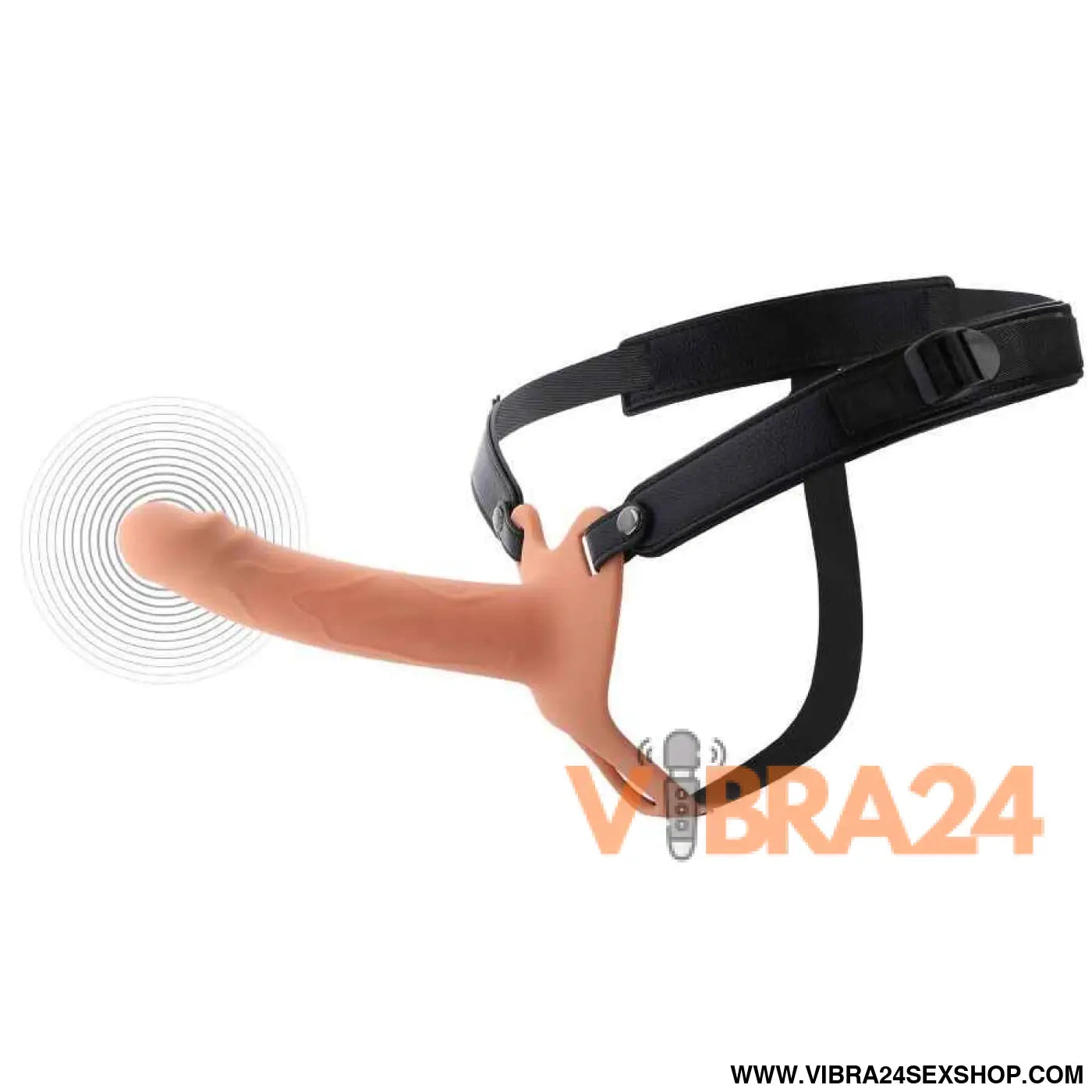 HIDDEN DESIRE - Manga Peniana Vibratória Strap-On Inferno 18 cm