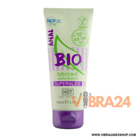 HOT - BIO LUBRIFICANTE À BASE DE ÁGUA ANAL 100 ML
