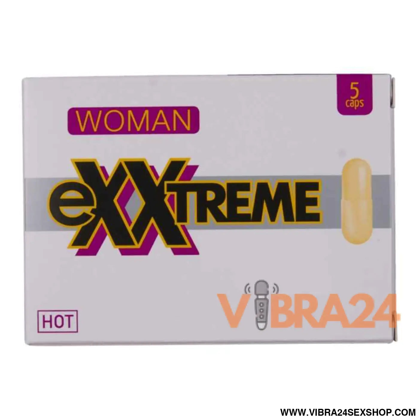 HOT- CÁPSULAS PARA LIBIDO EXTREMA FEMININA 5 UNIDADES