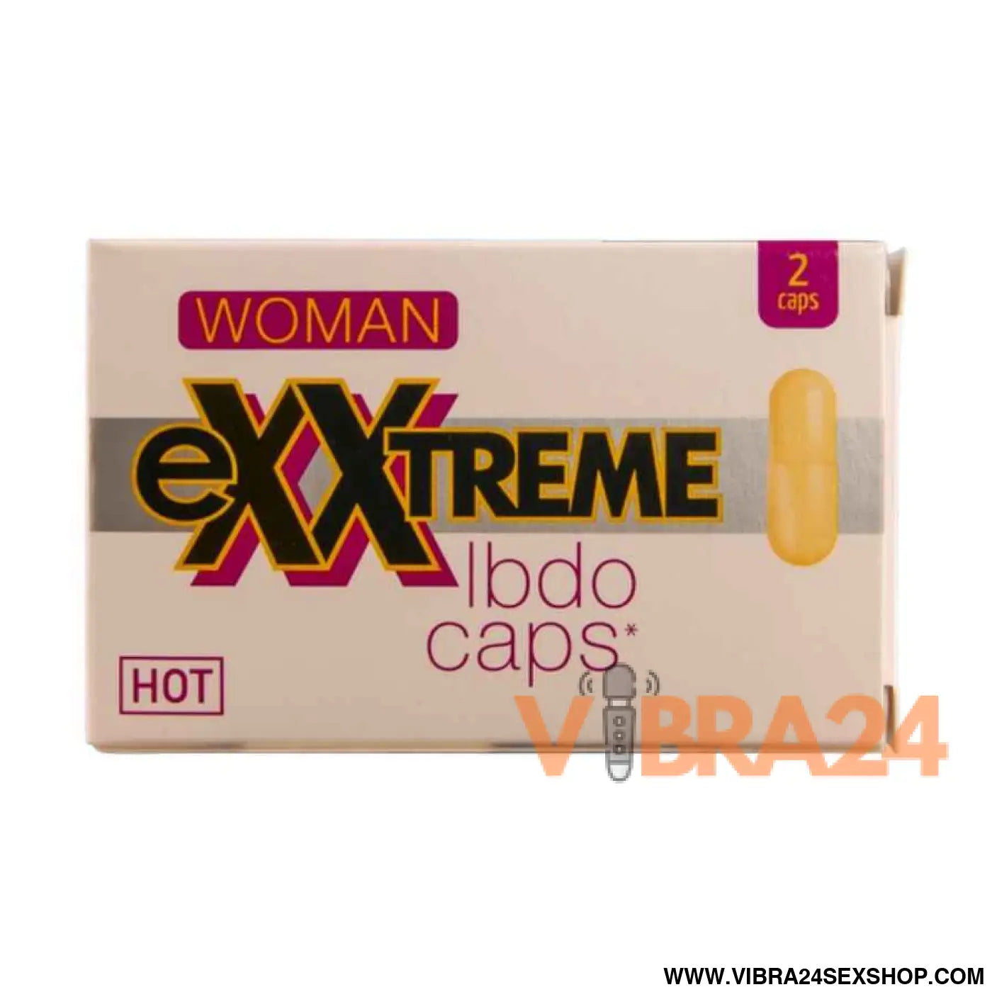 HOT - CÁPSULAS PARA LIBIDO EXTREMA MULHER 2 UNIDADES