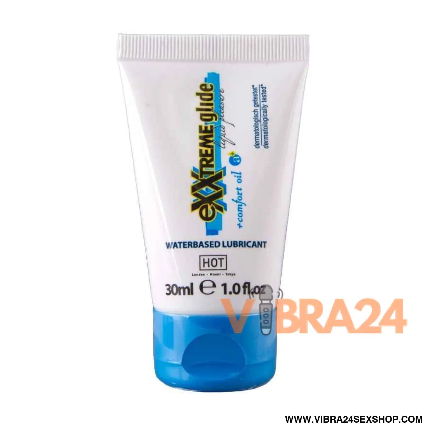 HOT - EXXTREME GLIDE LUBRIFICANTE À BASE DE ÁGUA + ÓLEO CONFORTANTE A+ 30 ML