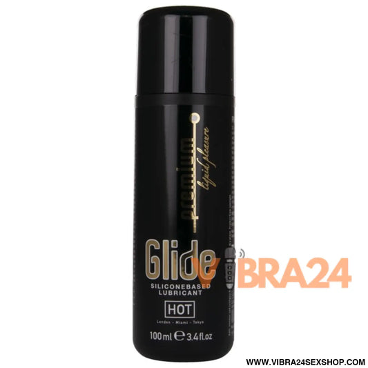 HOT - LUBRIFICANTE PREMIUM SILICONE GLIDE À BASE DE 100 ML