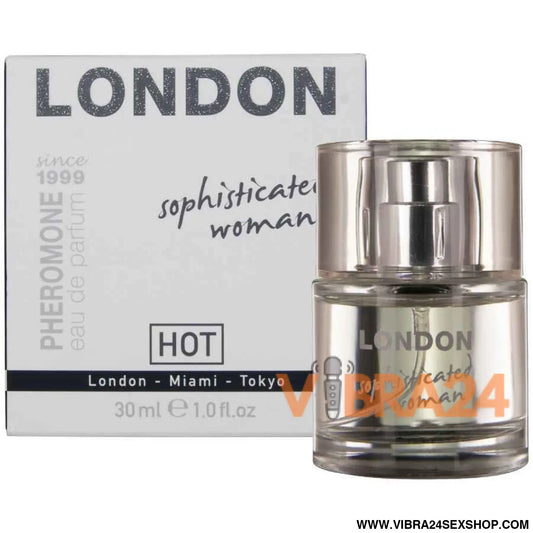 HOT - PERFUME DE FEROMÔNIOS LONDON MULHER SOFISTICADA 30 ML