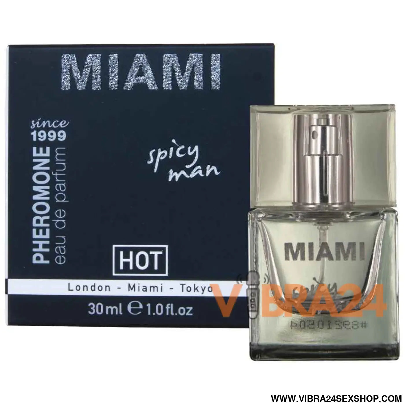 HOT - PERFUME DE FEROMÔNIOS MIAMI SPICY MAN 30 ML