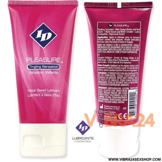 ID PLEASURE - LUBRIFICANTE BASE DE GUA TINGING SENSATION TRAVEL TUBE 60 ML