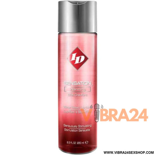 ID SENSATION - LUBRIFICANTE BASE DE GUA COM EFEITO CALOR 250 ML