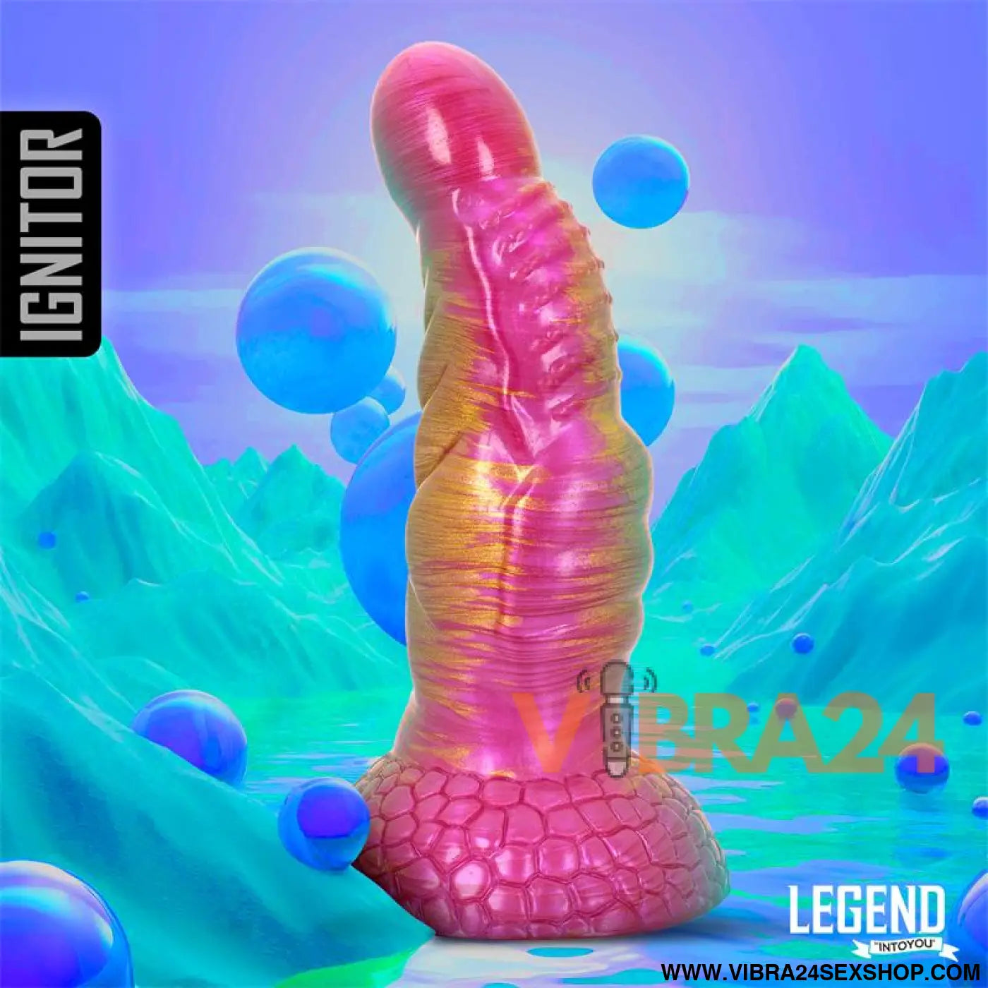 Ignitor Liquid Silicone Dildo 18,3 cm