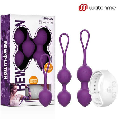 REWOLUTION - Bolas Vibratórias Controle Remoto REWOBEADS com Tecnologia WATCHME - VIBRA24 SEXSHOP