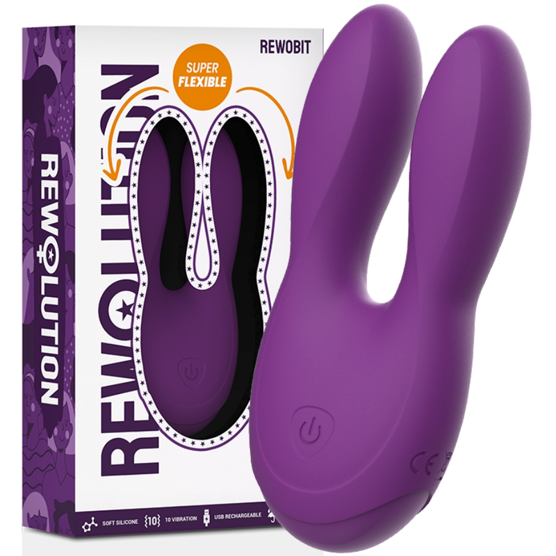 REWOLUTION - ESTIMULADOR FLEXÍVEL REWOBIT - VIBRA24 SEXSHOP