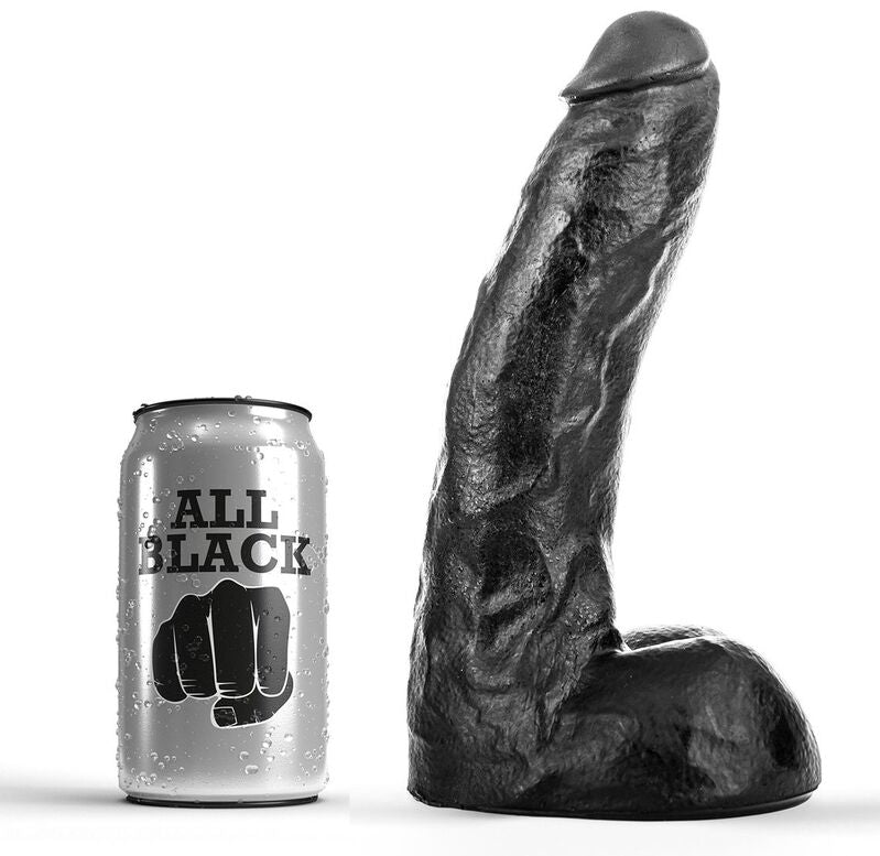 ALL BLACK - DONG 22 CM - VIBRA24 SEXSHOP
